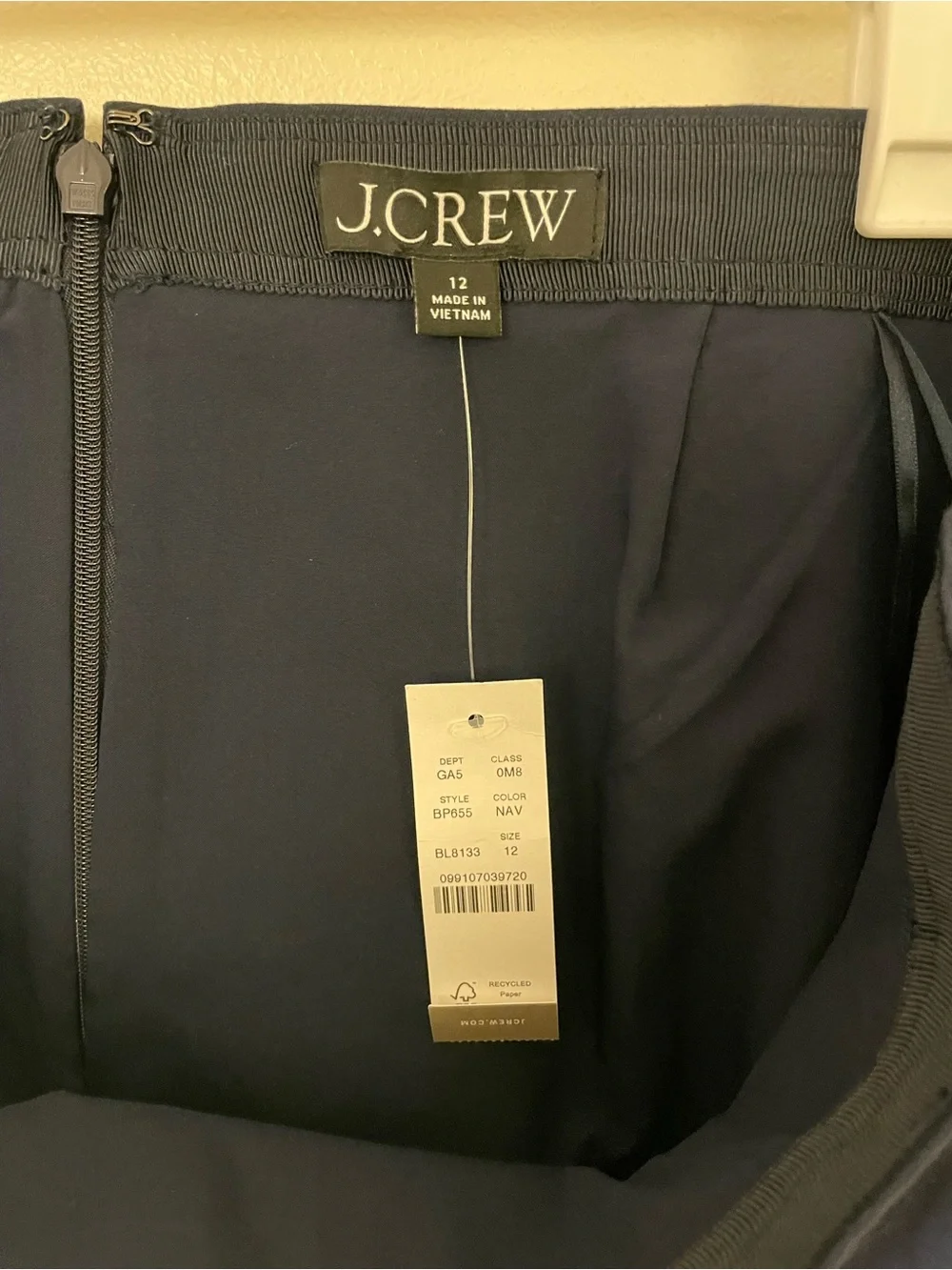 J. Crew tailored pencil